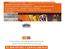 Tablet Screenshot of decajonflamenco.com